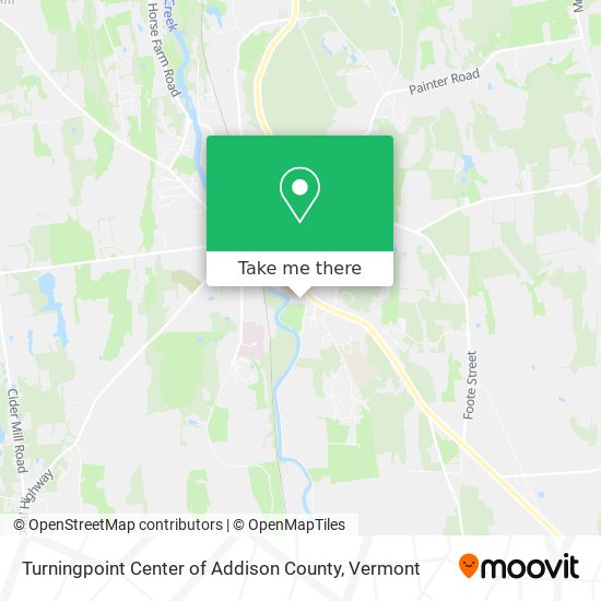 Mapa de Turningpoint Center of Addison County