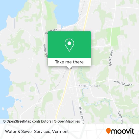 Water & Sewer Services map