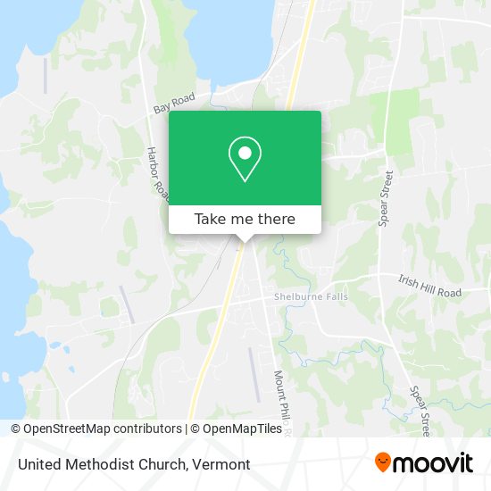 United Methodist Church map