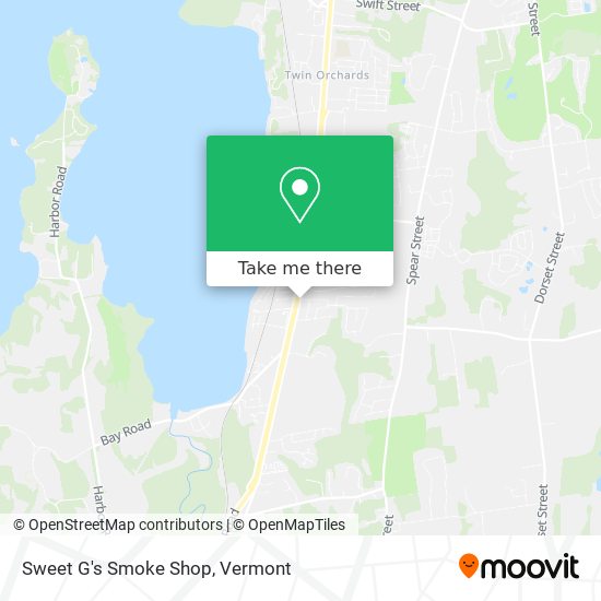 Sweet G's Smoke Shop map