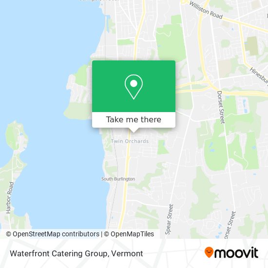 Waterfront Catering Group map
