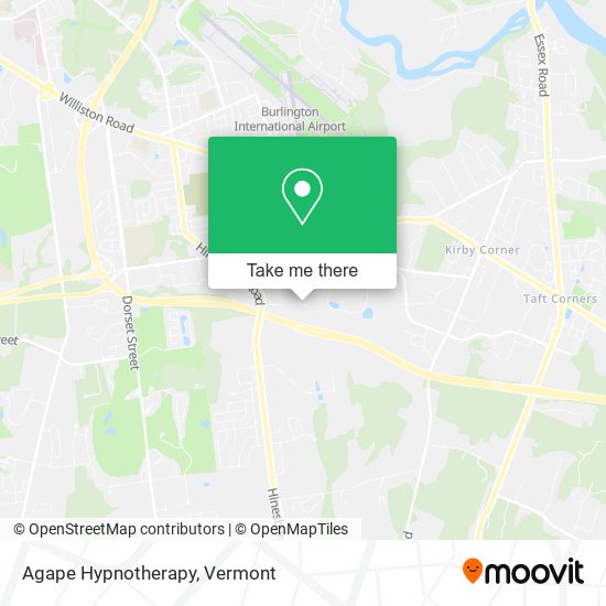 Agape Hypnotherapy map
