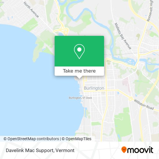 Mapa de Davelink Mac Support