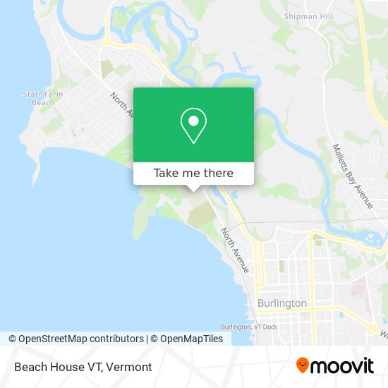 Mapa de Beach House VT