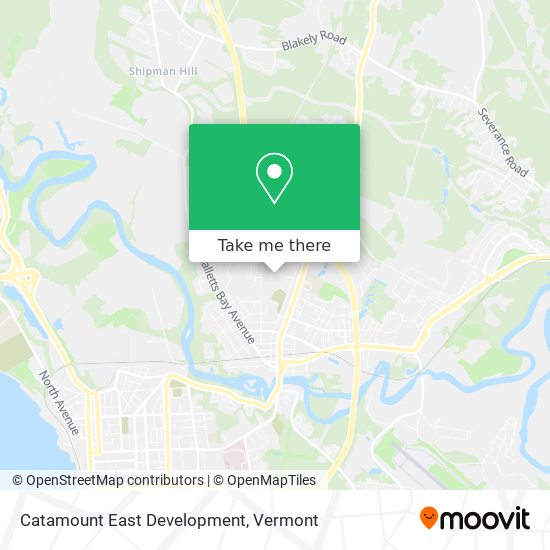 Catamount East Development map