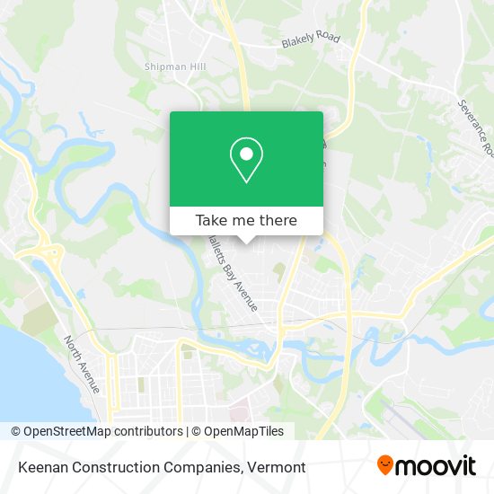 Keenan Construction Companies map