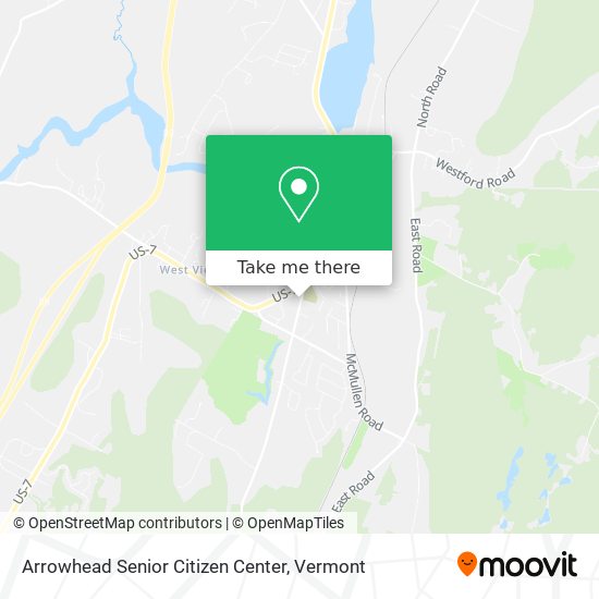 Mapa de Arrowhead Senior Citizen Center