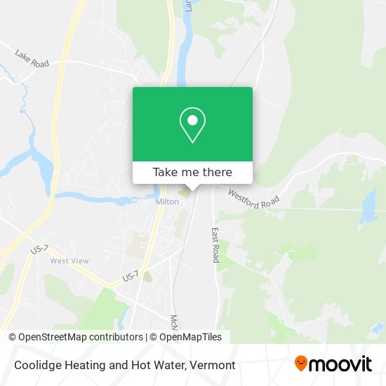 Coolidge Heating and Hot Water map