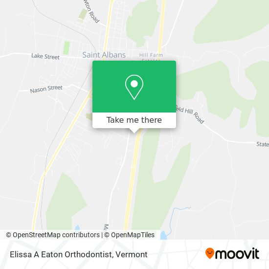 Elissa A Eaton Orthodontist map