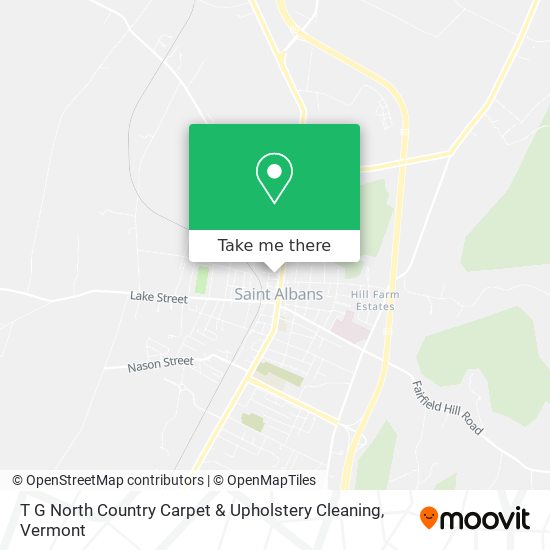 Mapa de T G North Country Carpet & Upholstery Cleaning