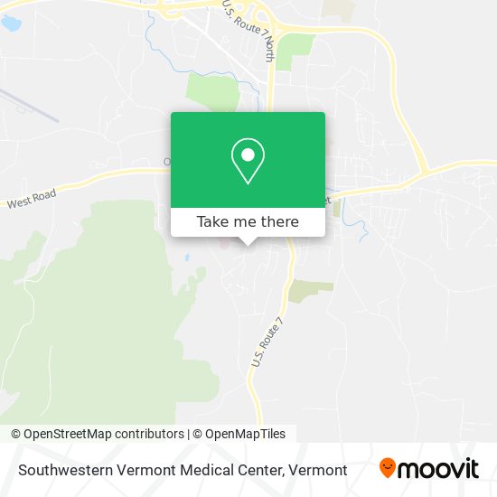Southwestern Vermont Medical Center map