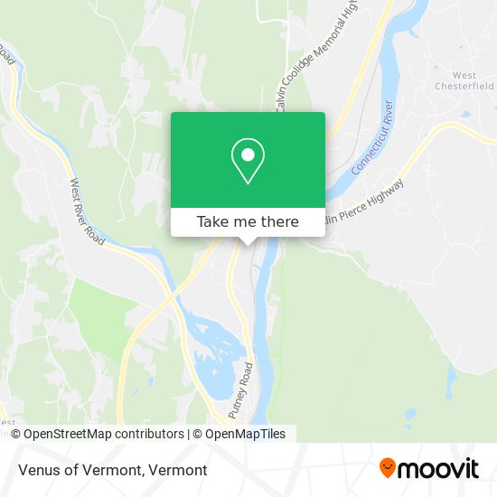 Mapa de Venus of Vermont