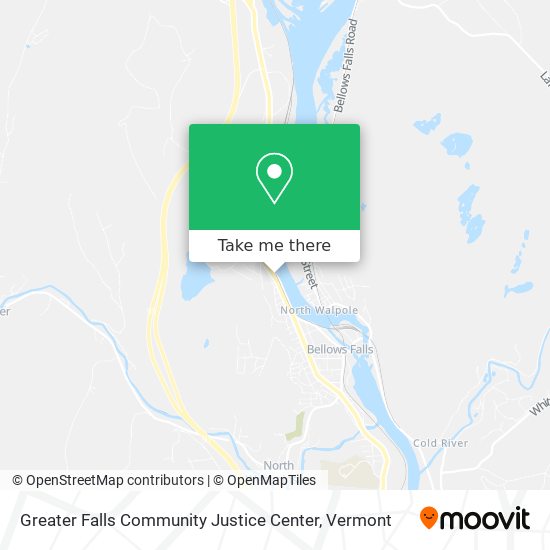 Mapa de Greater Falls Community Justice Center