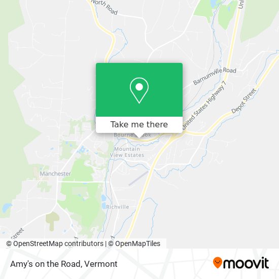 Amy's on the Road map