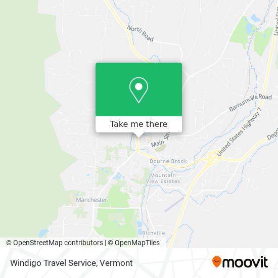 Windigo Travel Service map