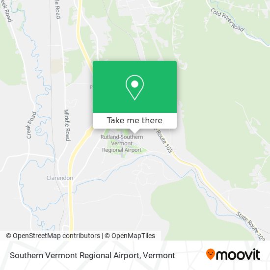 Southern Vermont Regional Airport map