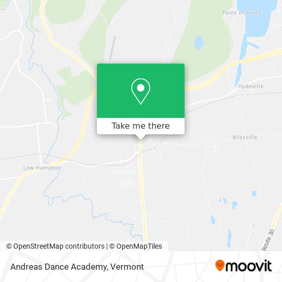 Mapa de Andreas Dance Academy