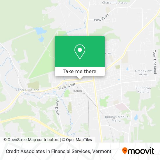 Credit Associates in Financial Services map