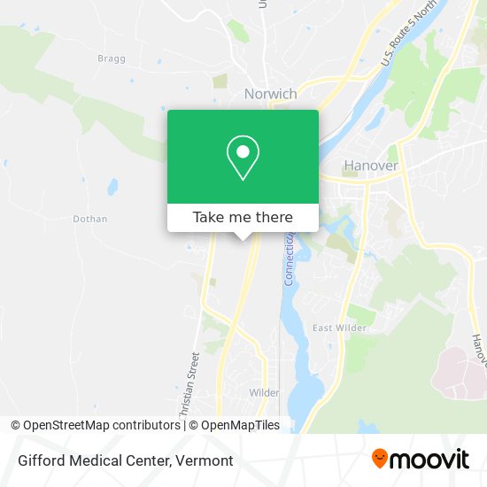 Mapa de Gifford Medical Center