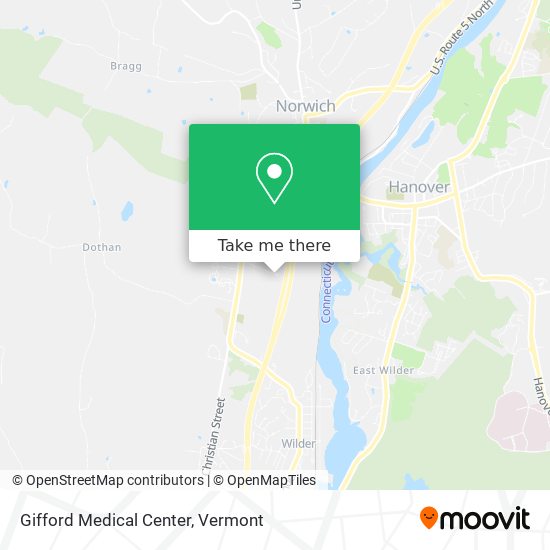 Gifford Medical Center map