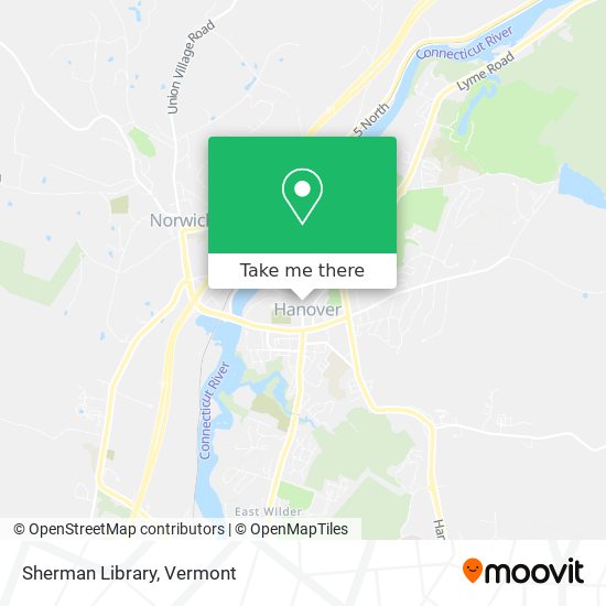 Mapa de Sherman Library