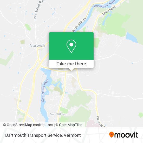 Mapa de Dartmouth Transport Service
