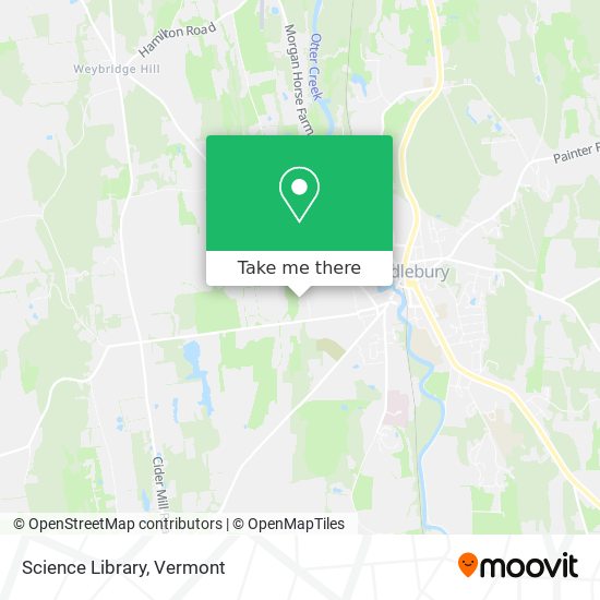 Science Library map