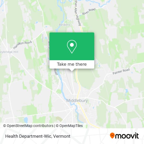 Health Department-Wic map