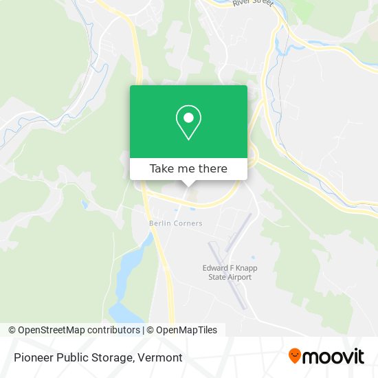 Pioneer Public Storage map