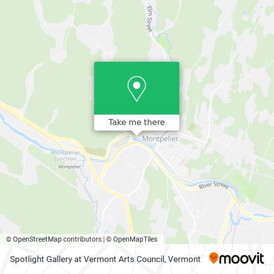 Spotlight Gallery at Vermont Arts Council map