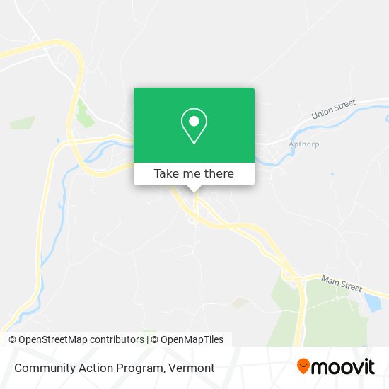 Community Action Program map