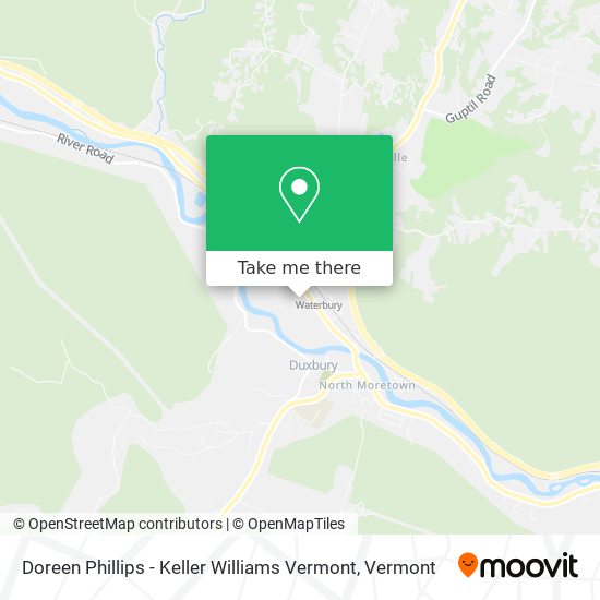 Doreen Phillips - Keller Williams Vermont map