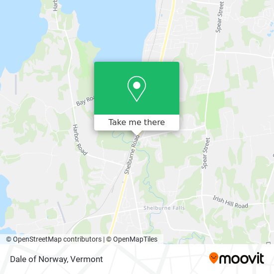 Dale of Norway map