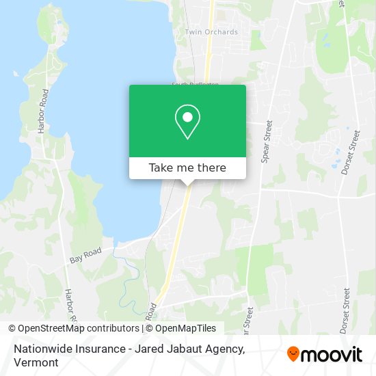 Mapa de Nationwide Insurance - Jared Jabaut Agency