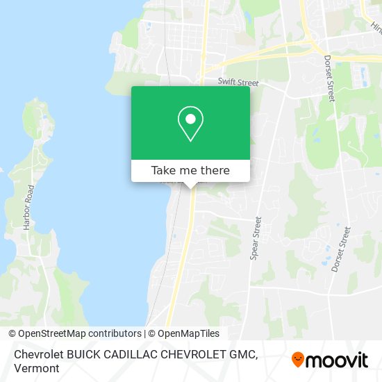 Chevrolet BUICK CADILLAC CHEVROLET GMC map