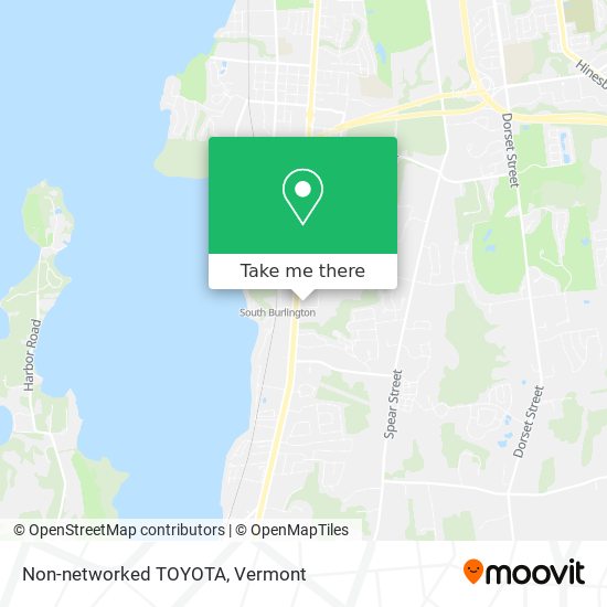 Non-networked TOYOTA map