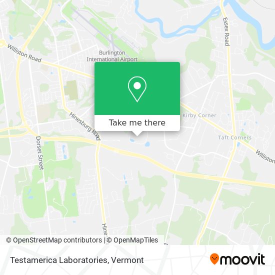 Testamerica Laboratories map