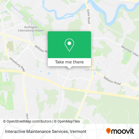 Interactive Maintenance Services map