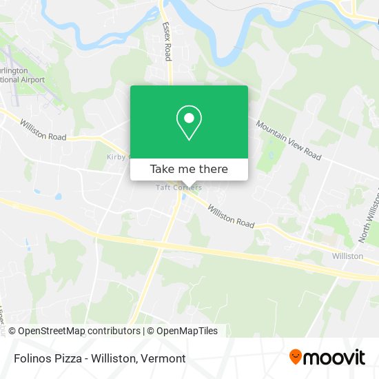 Folinos Pizza - Williston map