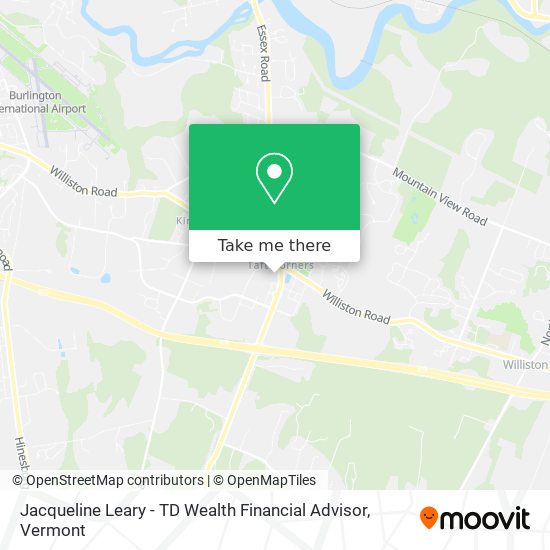 Mapa de Jacqueline Leary - TD Wealth Financial Advisor