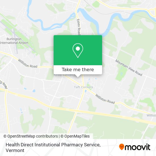 Health Direct Institutional Pharmacy Service map