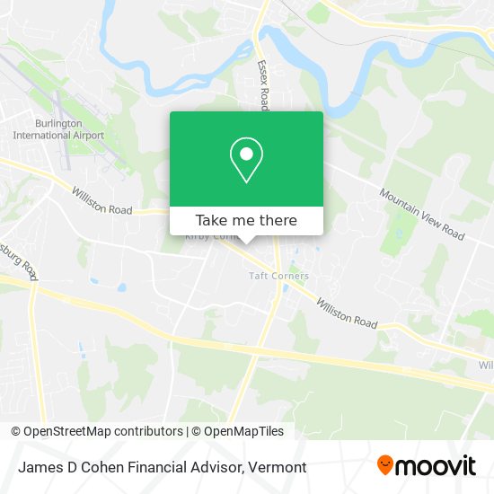 Mapa de James D Cohen Financial Advisor