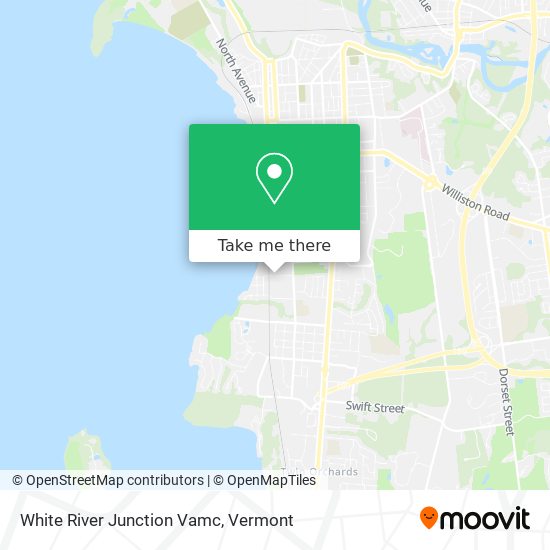White River Junction Vamc map