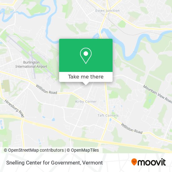 Mapa de Snelling Center for Government