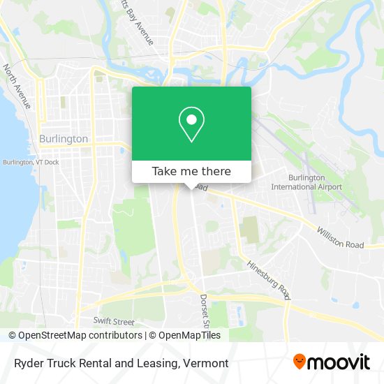 Ryder Truck Rental and Leasing map