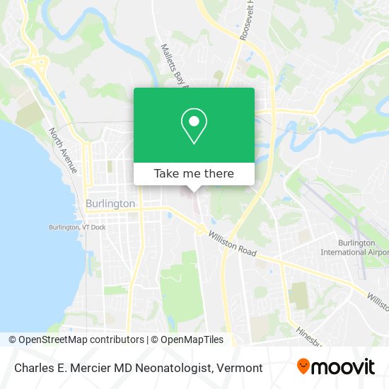 Charles E. Mercier MD Neonatologist map