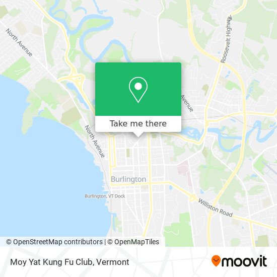 Moy Yat Kung Fu Club map