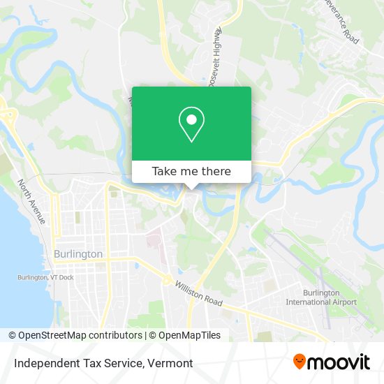 Independent Tax Service map
