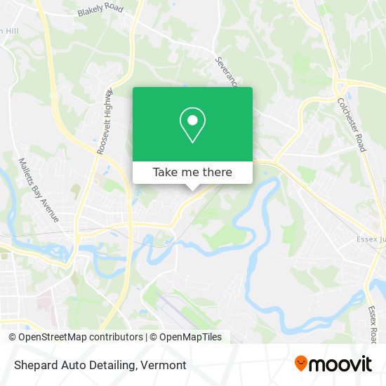 Mapa de Shepard Auto Detailing