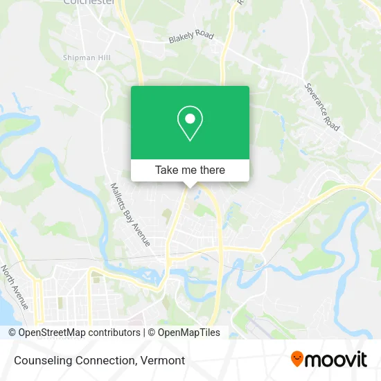 Counseling Connection map